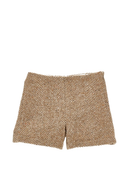 Pantaloni scurti Ermanno Scervino Kids neutri din polyester si fibre