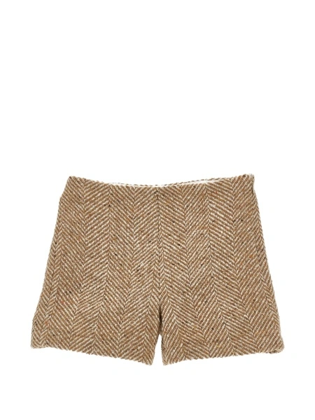Pantaloni scurti Ermanno Scervino Kids neutri din polyester si fibre