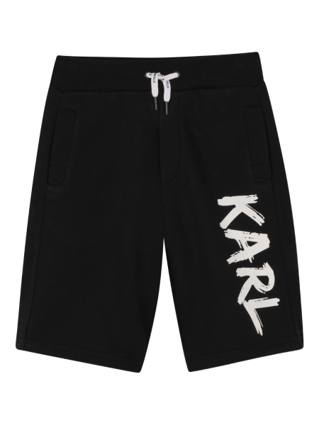 Pantaloni scurti Karl Lagerfeld negri
