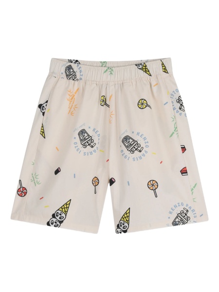 Pantaloni scurti Kenzo neutri