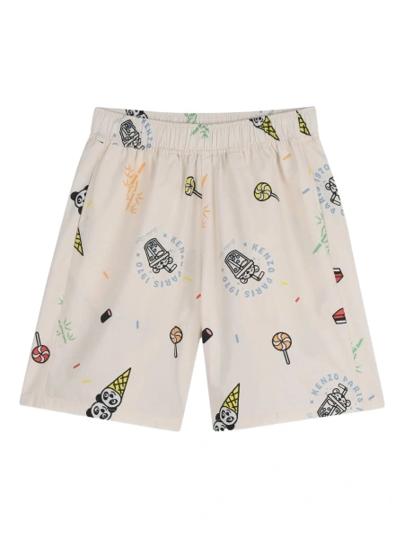 Pantaloni scurti Kenzo neutri