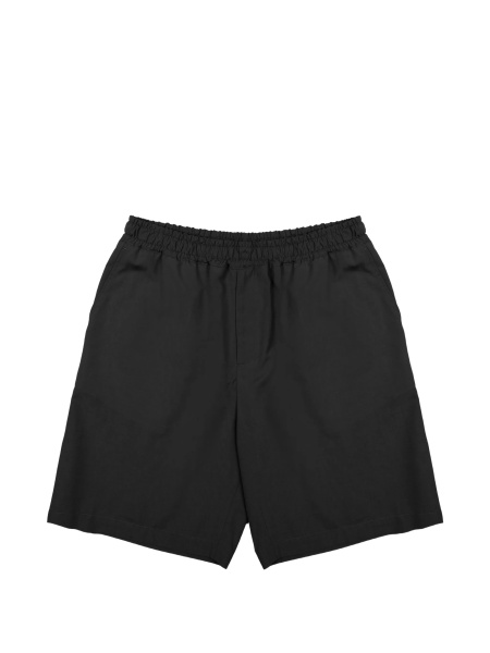 Pantaloni scurti LOW BRAND negri din bumbac si lana