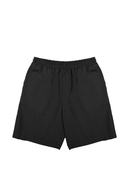 Pantaloni scurti LOW BRAND negri din bumbac si lana