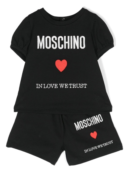 Pantaloni scurti Moschino negri
