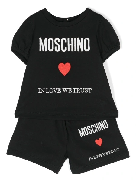 Pantaloni scurti Moschino negri