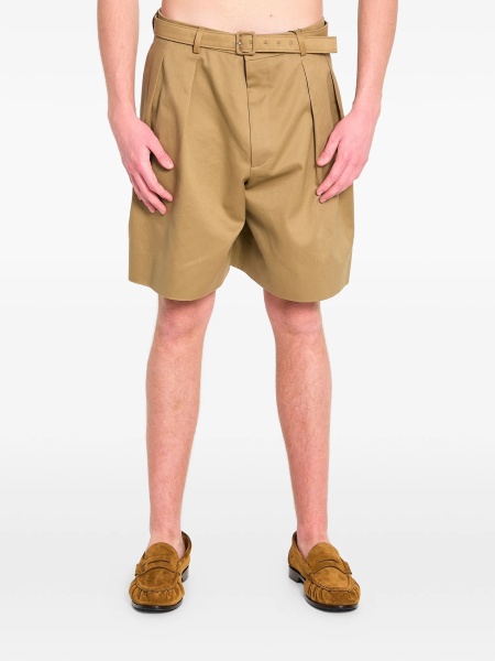 Pantaloni scurti Saint Laurent maro