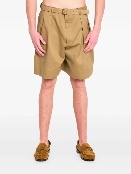 Pantaloni scurti Saint Laurent maro