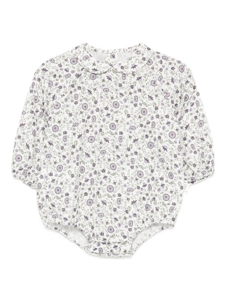 Pantaloni scurti TEDDY & MINOU albi