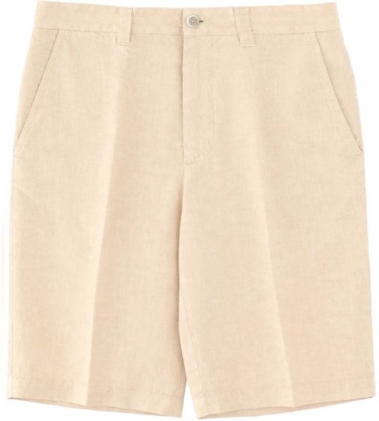 Pantaloni Shorts In Lino