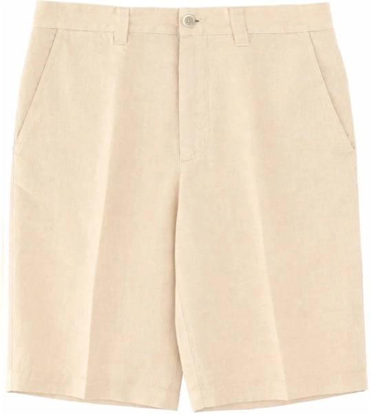 Pantaloni Shorts In Lino