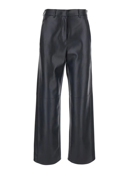 Pantaloni SOSPIRO Pants with pockets and visible hems in blue women