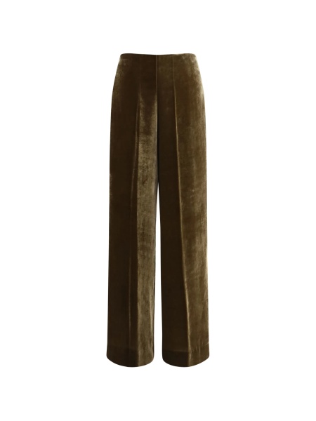 Pantaloni talie inalta P.A.R.O.S.H. verzi
