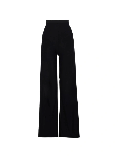 Pantaloni talie inalta RICK OWENS LILIES negri