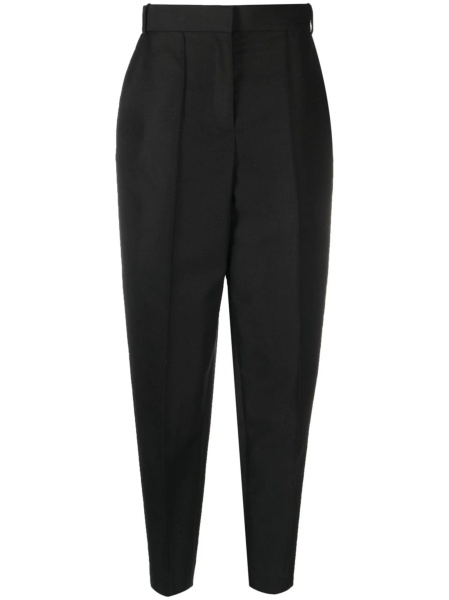 Pantaloni talie inalta Tory Burch negri