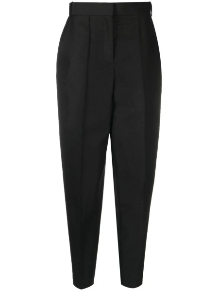 Pantaloni talie inalta Tory Burch negri