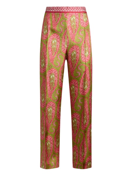 Pantaloni trei sferturi ETRO verzi