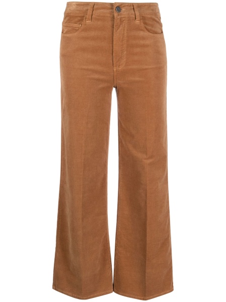 Pantaloni trei sferturi Paige maro