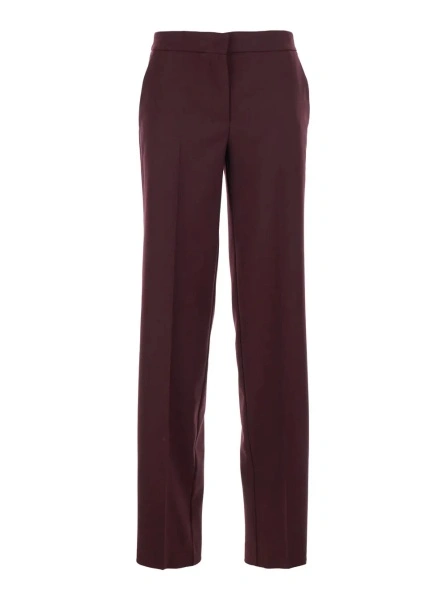 Pantaloni TWINSET mov din lana