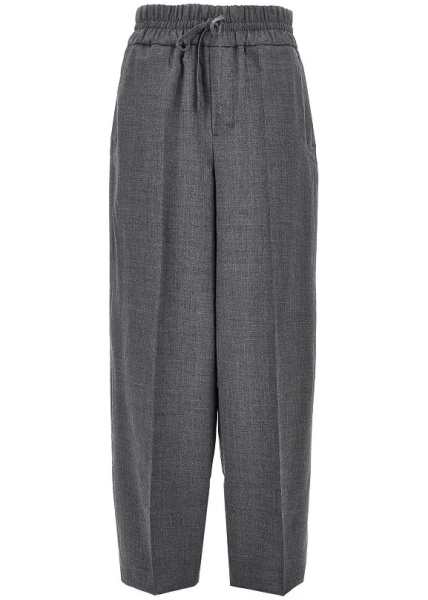 Pantaloni Wool pants with elasticated waist