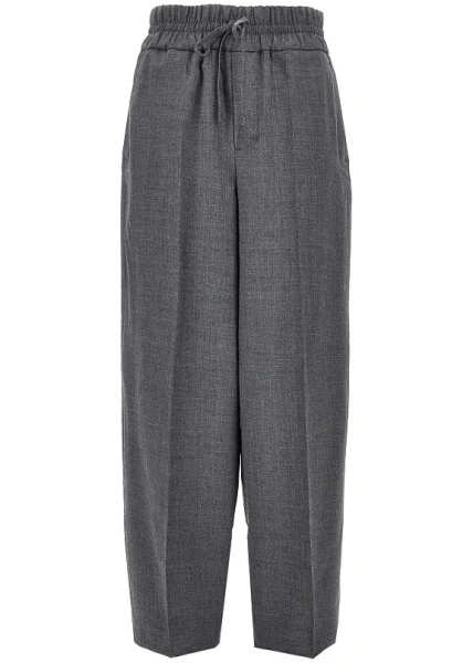 Pantaloni Wool pants with elasticated waist