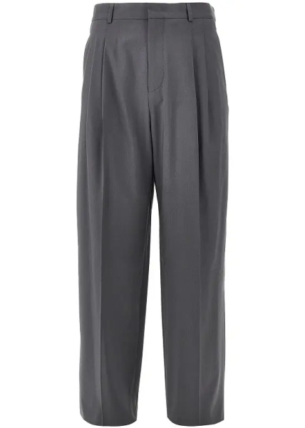 Pantaloni Wool pleated pants