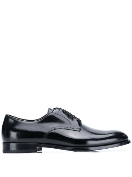 Pantofi Derby Doucal's negri din piele