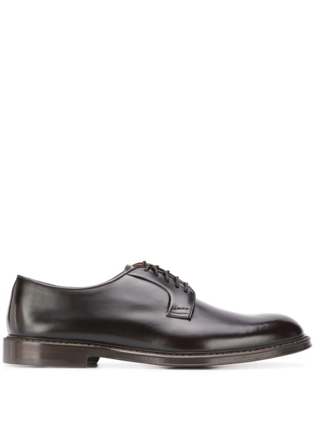 Pantofi Oxford Doucal's maro din piele
