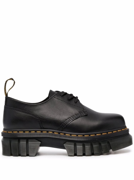 Pantofi Oxford Dr. Martens negri din piele