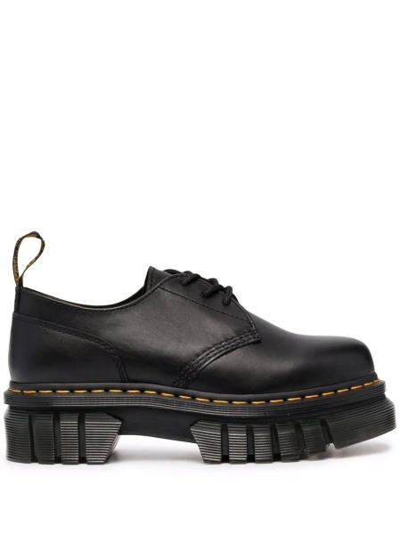 Pantofi Oxford Dr. Martens negri din piele