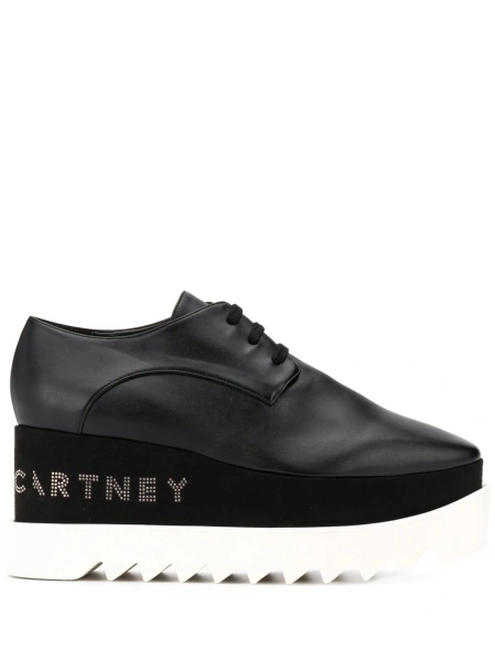 Pantofi Oxford Stella McCartney elyse negri din piele eco
