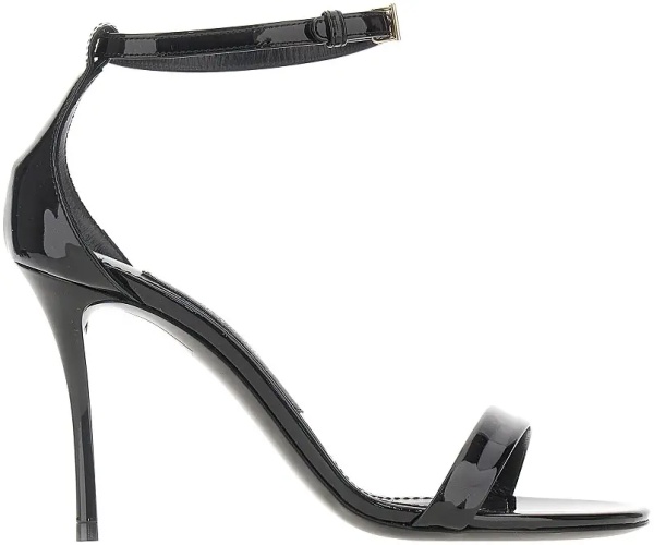 Pantofi Patent leather sandals