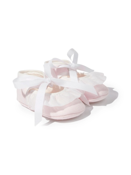 Pantofi premergatori Paz Rodriguez roz din material textil