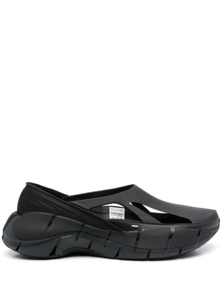 Pantofi slip-on MAISON MARGIELA X REEBOK negri din cauciuc si material textil