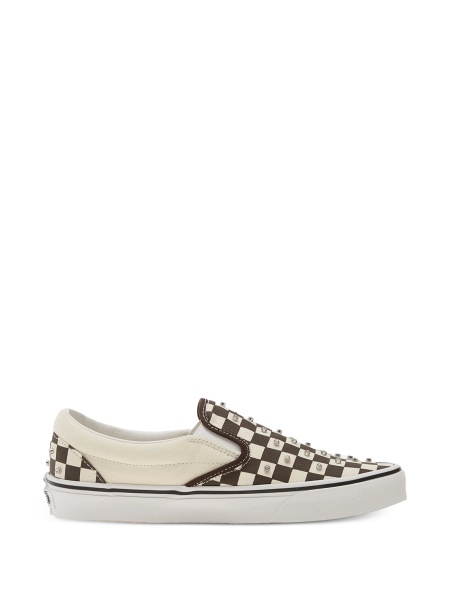 Pantofi slip-on Vans Slip On maro din material textil