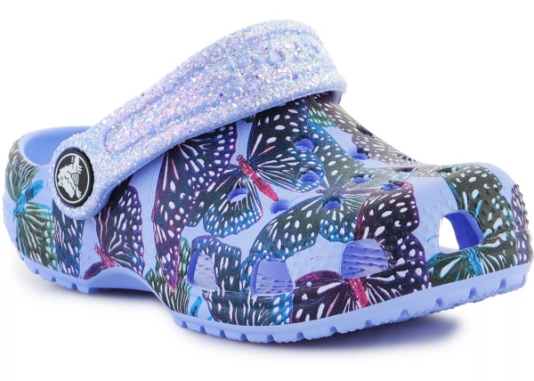 Papuci Classic Butterfly Clog T Moon Jelly / Multi 208300 - 5Q7