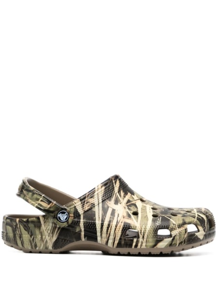 Papuci Crocs verzi din cauciuc