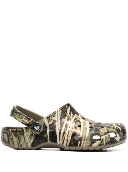 Papuci Crocs verzi din cauciuc