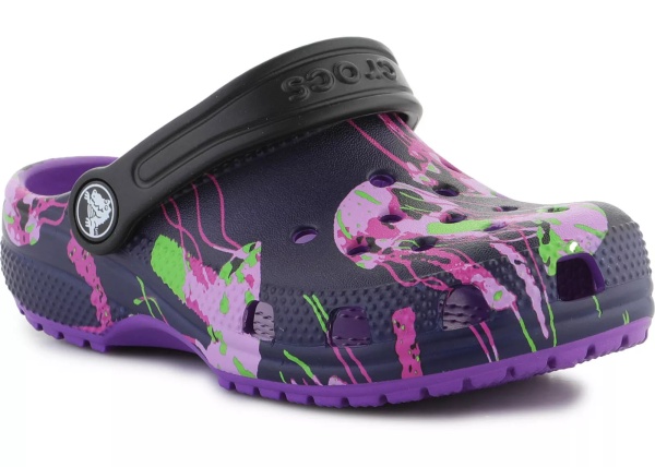 Papuci Flip - flops CLASSIC META SCAPE CLOG K NEON PURPLE / MULTI 208457 - 573