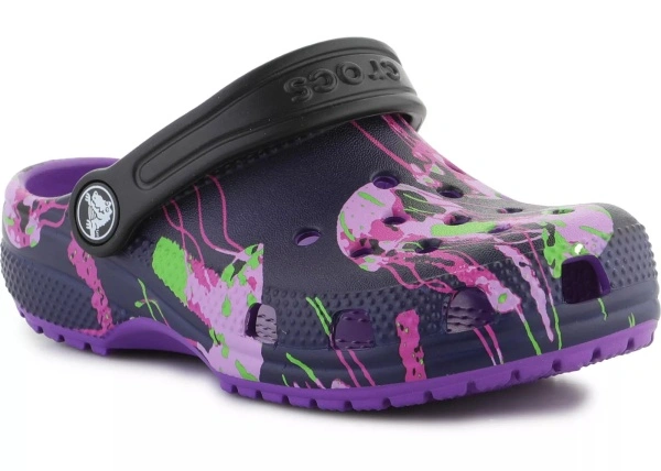 Papuci Flip - flops CLASSIC META SCAPE CLOG K NEON PURPLE / MULTI 208457 - 573