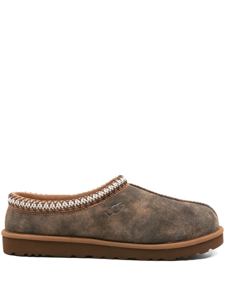 Papuci UGG maro din piele