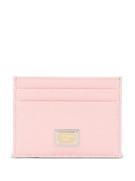 Portofel Dolce & Gabbana roz din piele