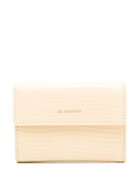 Portofel Jil Sander galben din piele