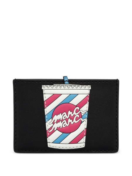 Portofel Marc Jacobs negru din piele si poliuretan