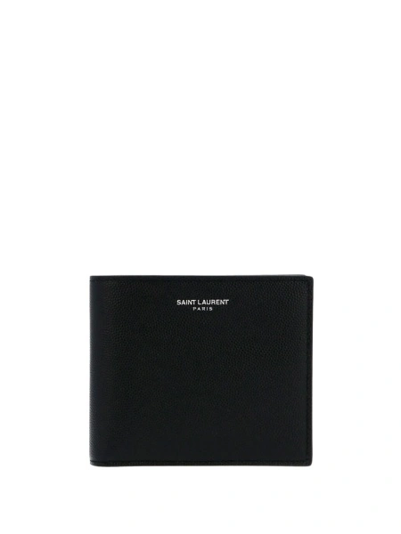 Portofel Saint Laurent negru din piele