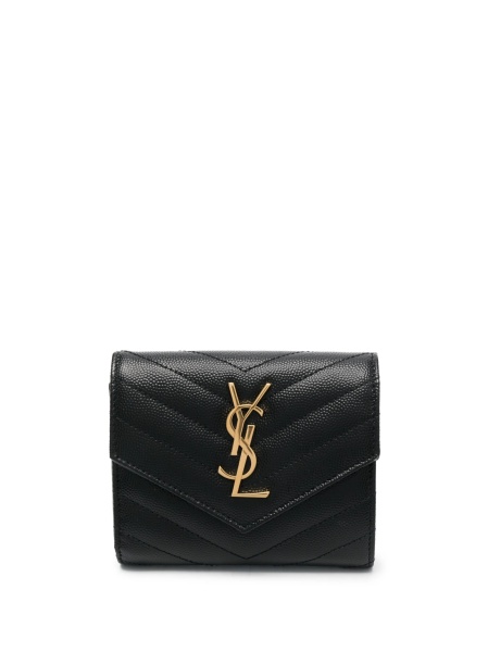 Portofel Saint Laurent negru din piele