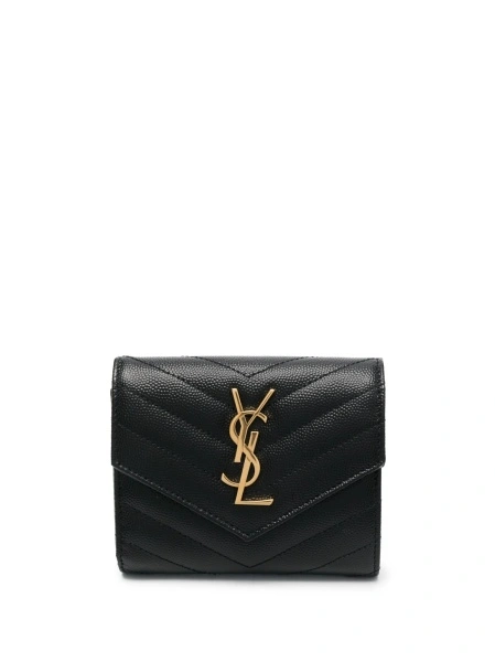 Portofel Saint Laurent negru din piele