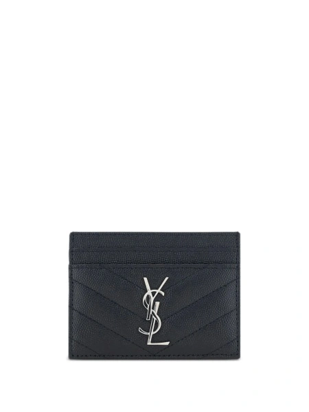 Portofel Saint Laurent negru din piele