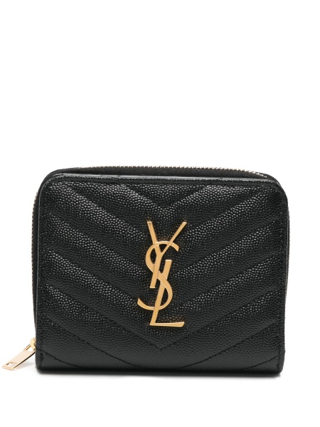 Portofel Saint Laurent negru din piele