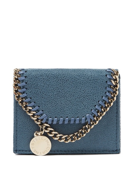 Portofel Stella McCartney falabella albastru din polyester