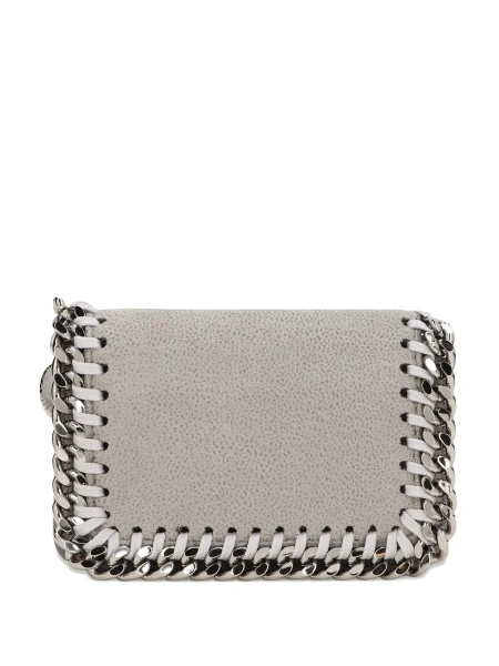 Portofel Stella McCartney falabella gri din polyester